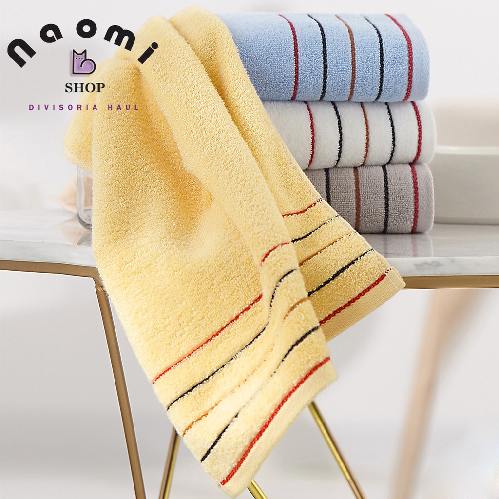 COD☑️12Pieces Hand Towel White 3Line Cannon 32g Face Towel