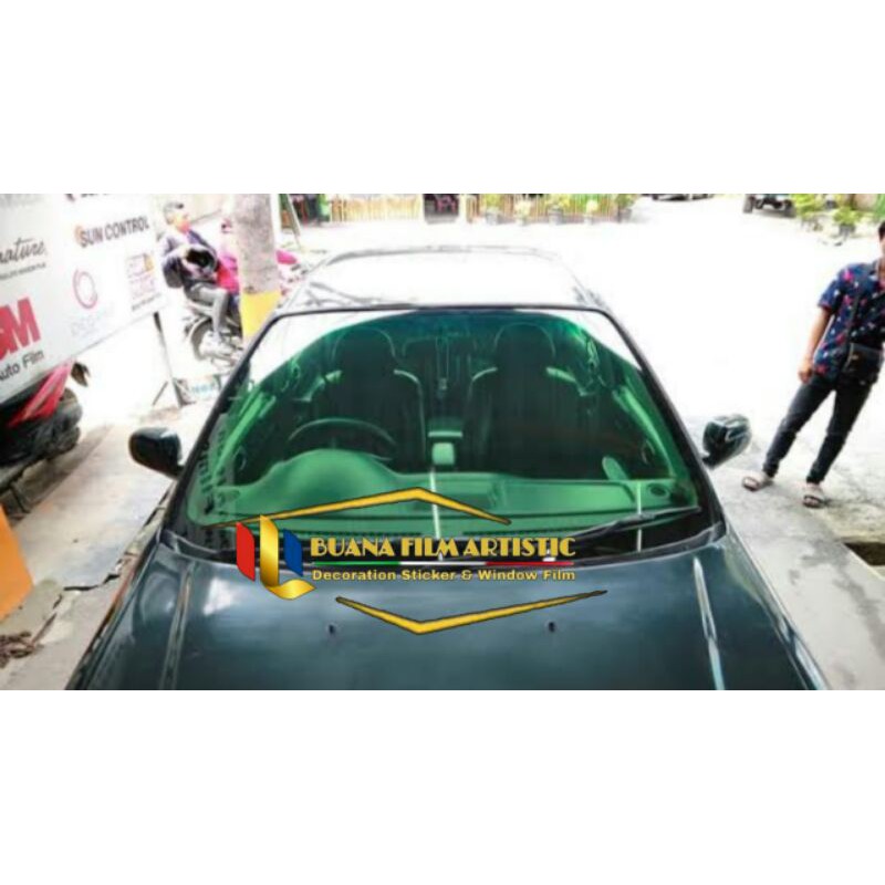 HIJAU (ORIGINAL) Glass film SOFT GREEN Brand SOLAR SCREEN Riben Glass