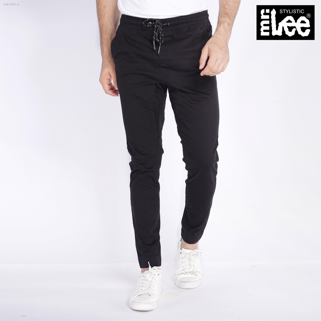 Stylistic Mr. Lee Men's Basic Non-Denim Jogger Pants 17853 (Black ...