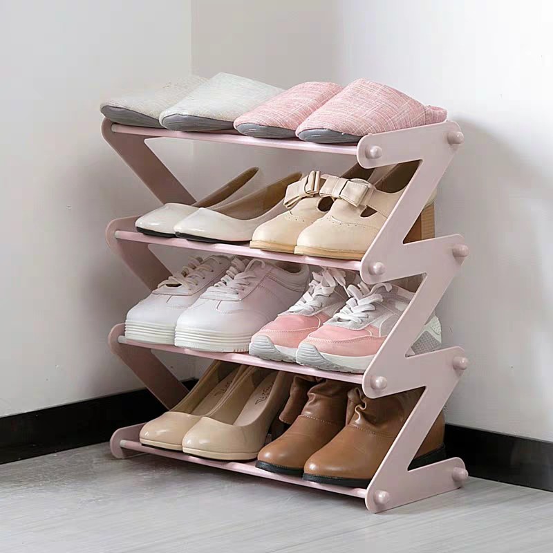 Ons - Shoe Rack 4 Stacking Shoe Rack Sandal Holder Easy Disassemble ...