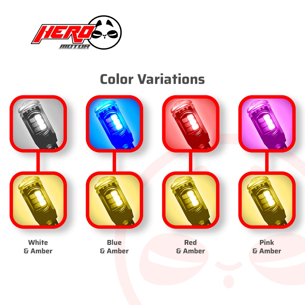 Firefly T15 Dual Contact Park Light / Signal Light Color Amber - White ...