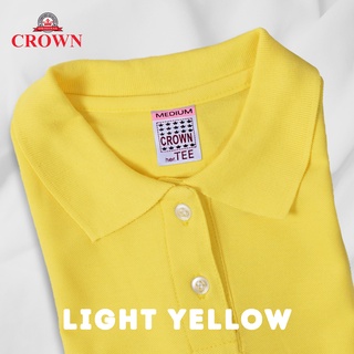 Crown Tshirt | Ladies Polo Shirt | Pastel | Light Pink l Yellow Gold l  Apple l Light Blue | MNL Tee | Shopee Philippines