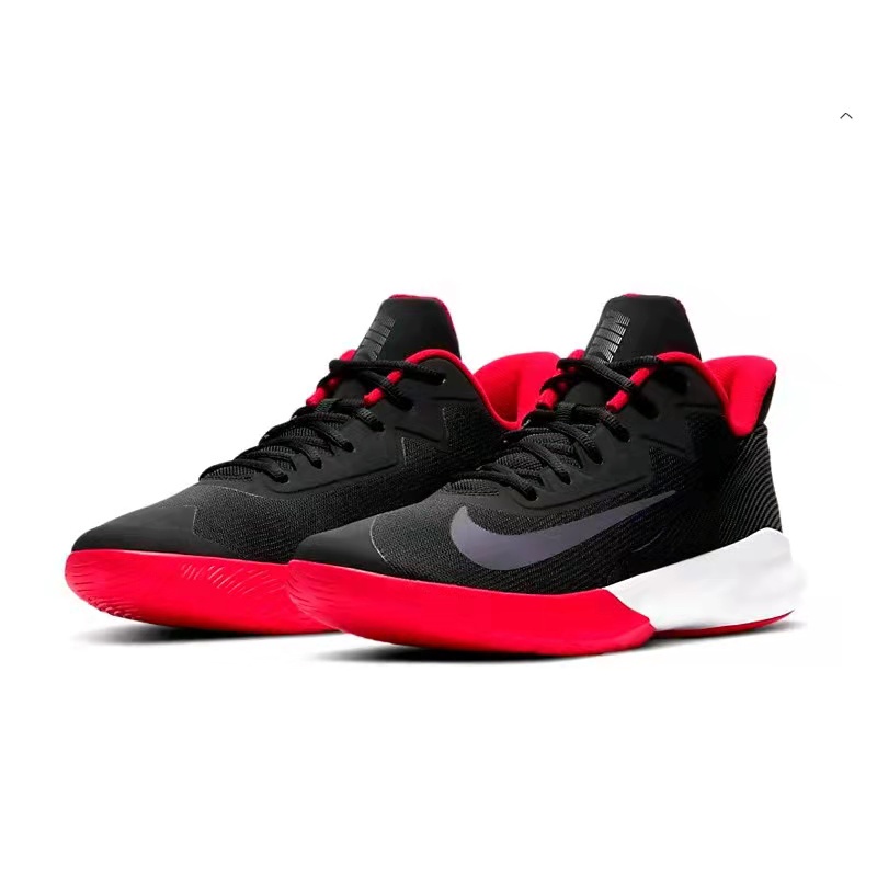 Black red 2024 basketball shoes