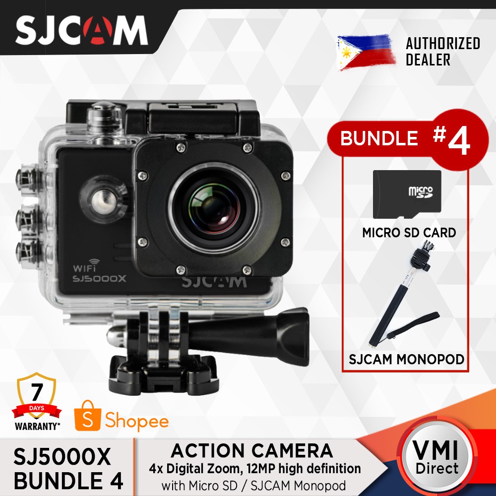 SJCAM Sj5000X Elite 12MP Wi-Fi Action Camera With Gyro Anti Shake 2.0 ...