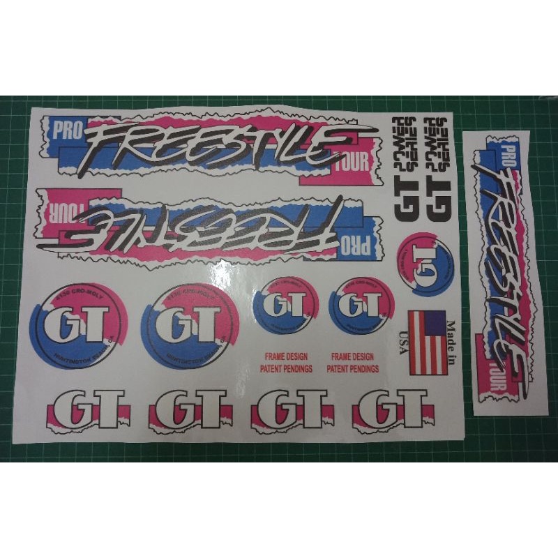 BMX GT Freestyle Decal Transparent Printed Sticker | Shopee Philippines