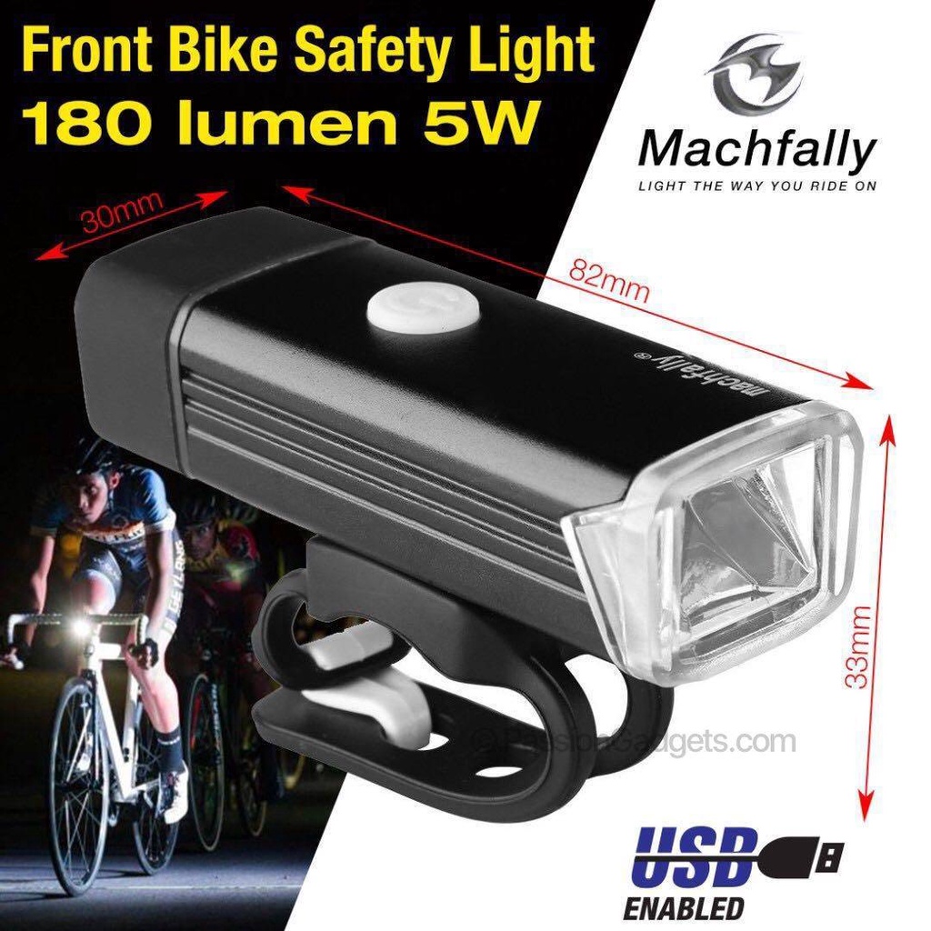 Machfally Bicycle light USB MTB ROAD BIKE MOUNTAIN BIKE ILAW LAMPARA