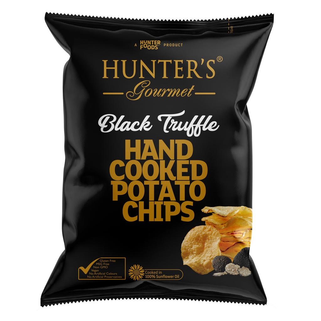 HUNTER'S HAND COOKED POTATO CHIPS BLACK TRUFFLE POUCH Shopee Philippines