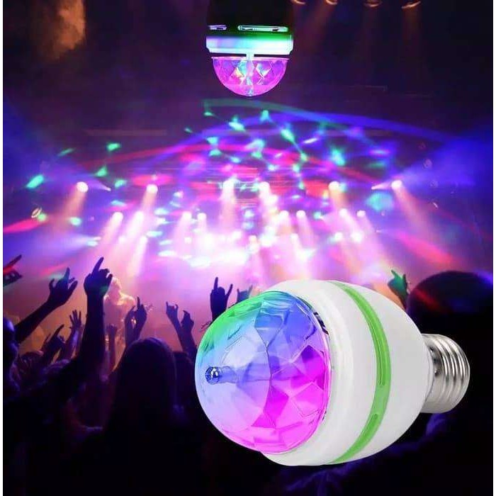 Ampoule disco party rotative