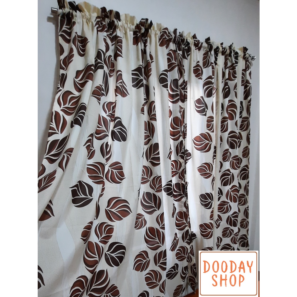 TROPICAL NO RING CURTAIN / VARIOUS DESIGN/ GEENA FABRIC / DOOR AND ...