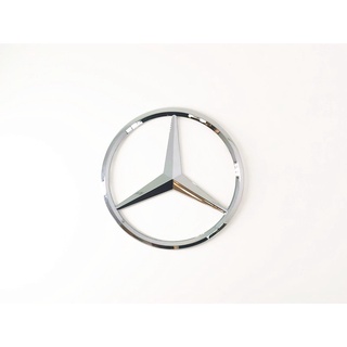 Mercedes-Benz Stern Emblem Sticker Adhesive Chrome Logo Adhesive 85mm