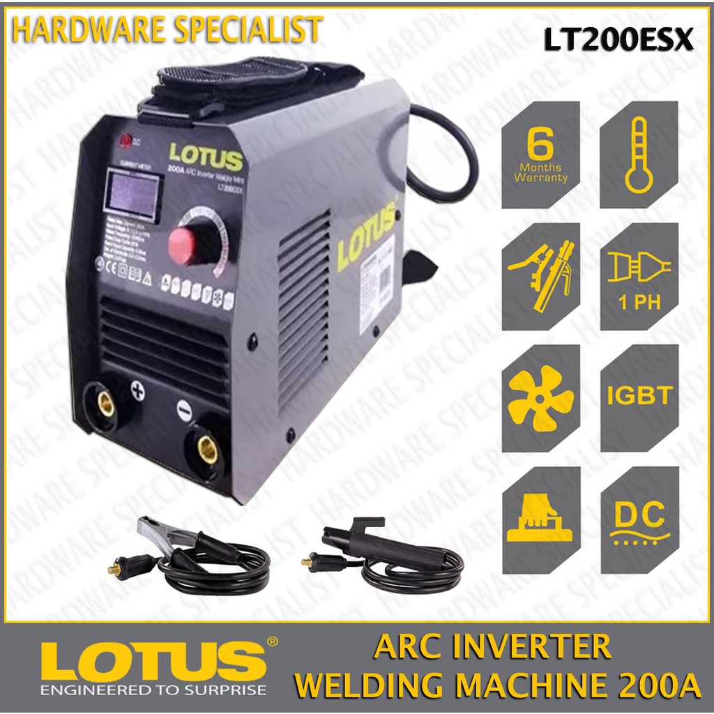 Lotus ARC Inverter Welding Machine 200A LT200ESX ORIGINAL AUTHENTIC