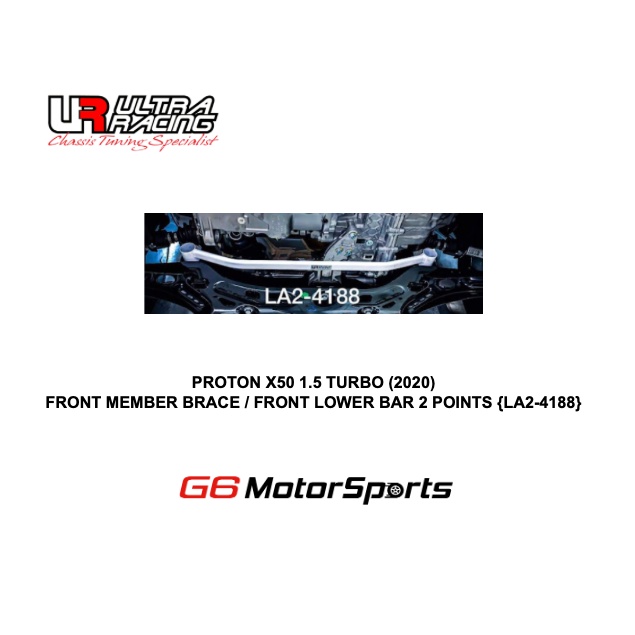 PROTON X50 1.5 TURBO (2020) - ULTRA RACING SAFETY BAR : FRONT MEMBER ...