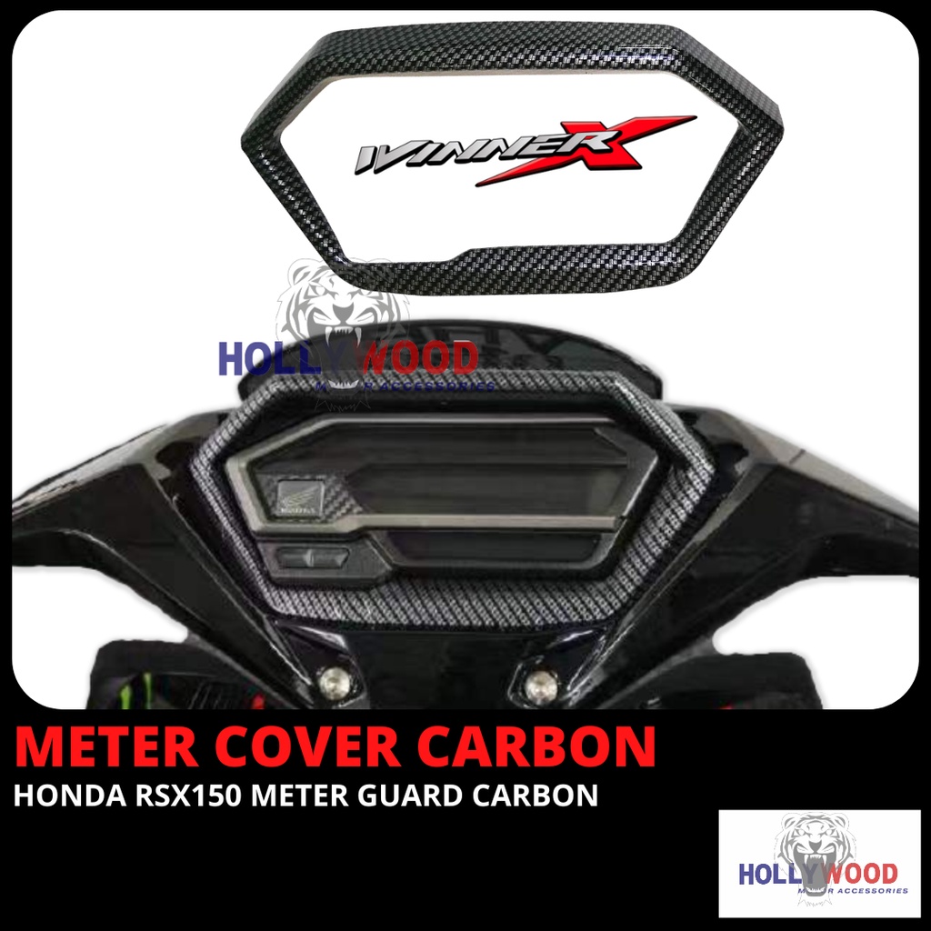 COVER METER RSX RS-X150 WINNER X METER GUARD COVER CARBON METER MASK ...