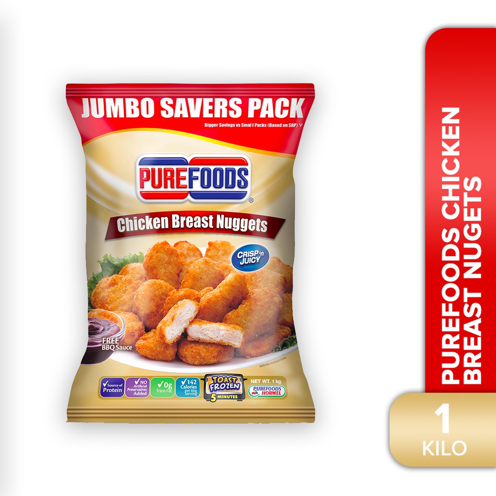 Purefoods Chicken Breast Nuggets 1KG Shopee Philippines