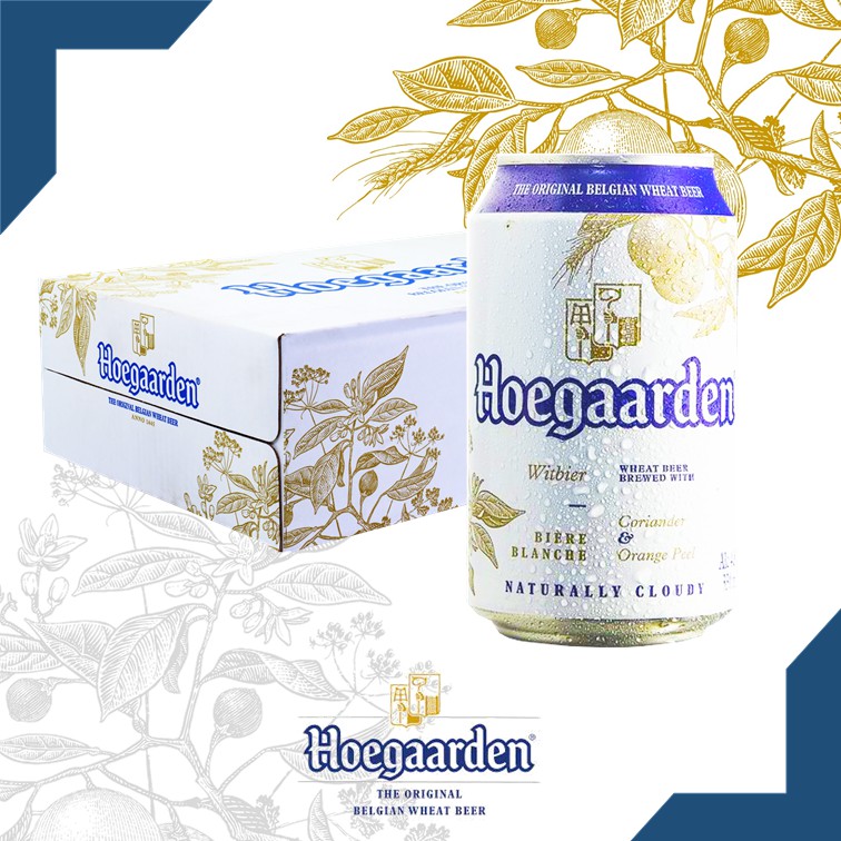 Hoegaarden White Beer 330ml Can X 24 (Case) | Shopee Philippines