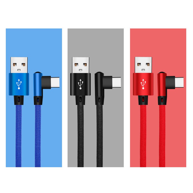 1.5M elbow charging cable data cable Android V8 iphone supports fast ...