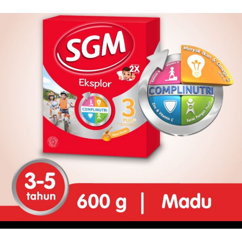 Sgm Milk 3 Plus Honey / Vanilla Flavor Explorer (600Gram) | Shopee ...