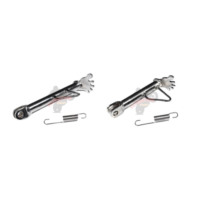 Side Stand Silver Footrest WAVE 100 110 125 DREAM SUPERCUB HONDA