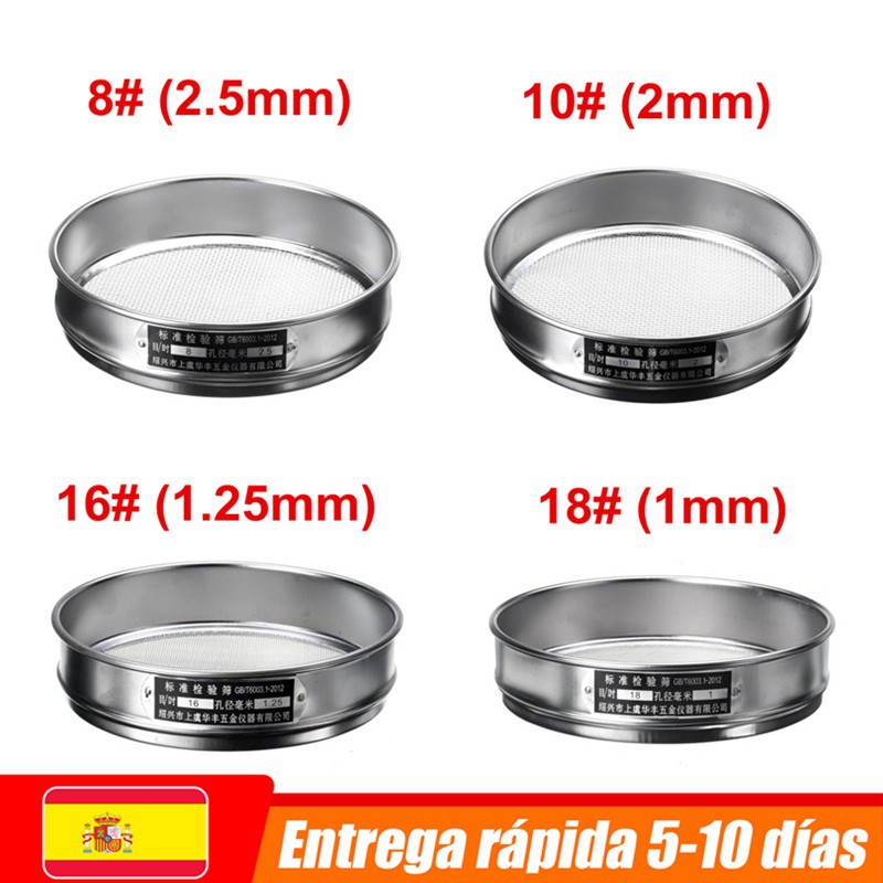 12.5mm Aperture Lab Standard Sifters Shakers Soil Sieve Analysis Test