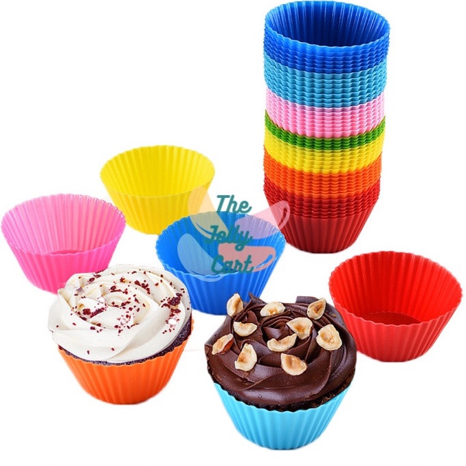 1pc Silicone Cupcake Molder for Baking Silicone Cups Round Shape ...