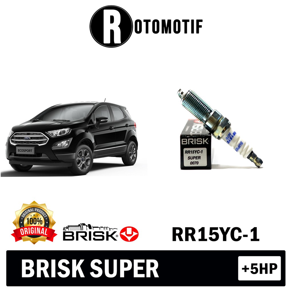 Brisk Spark Plug Ecosport TiVCT Titanium MT Biante Super RR15YC1