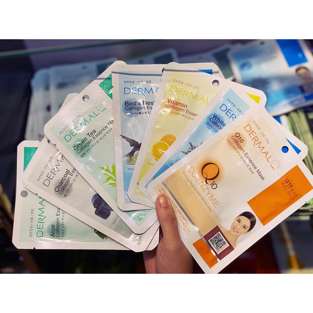 Korean Dermal paper mask with natural essence, moisturizing and ...