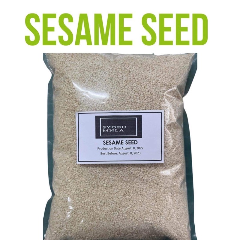 White Sesame Seeds 250g 500g 1kilo Shopee Philippines