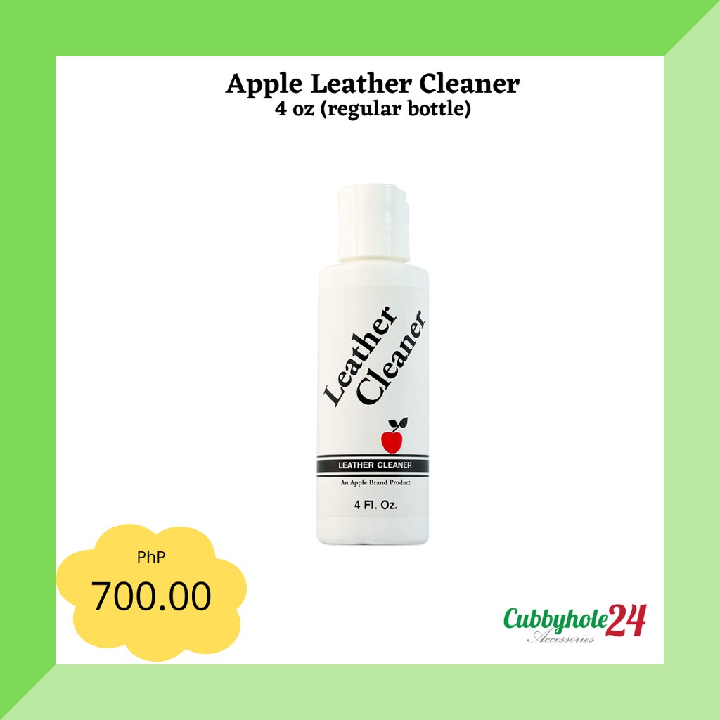 Apple Leather Cleaner 4oz regular bottle Shopee Philippines