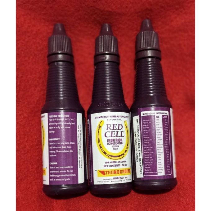 Red Cell 50ml for Gamefowl | Shopee Philippines