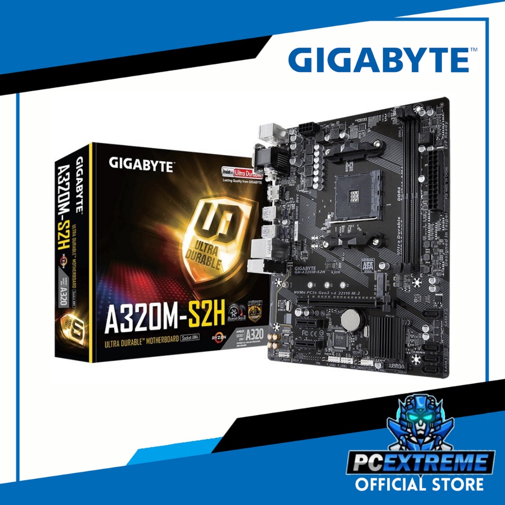 Gigabyte A320M S2H Socket AM4 Motherboard Shopee Philippines