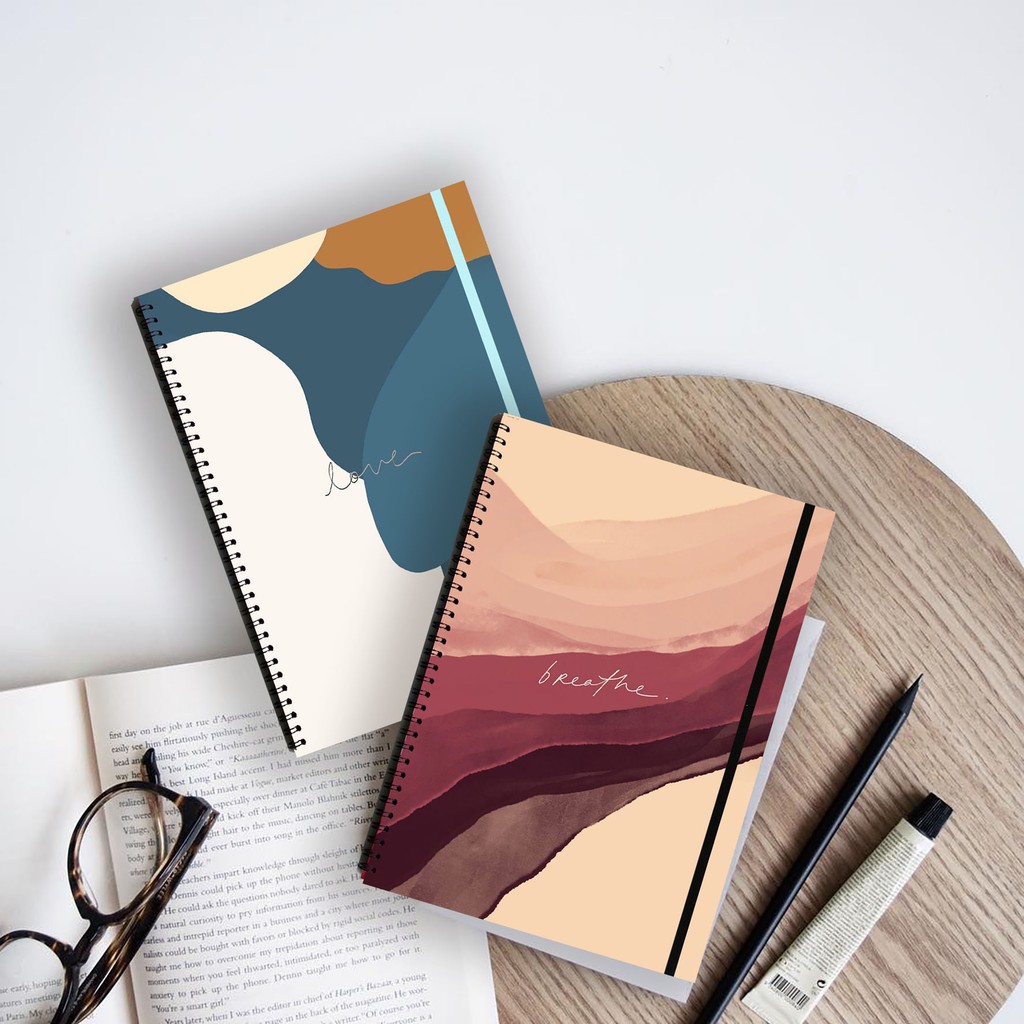 Abstract SERIES Quotes Spiral Ruled Notebook Diary Journal Notebook ...