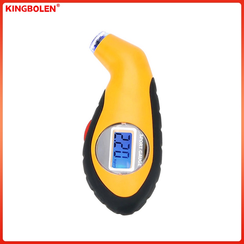 [Spot goods]Electronic Digital LCD Car Tire Manometer Barometers Tester ...