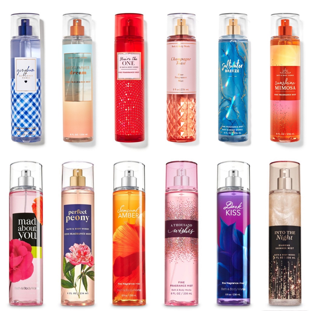 Authentic Bath and Body Works Fine Fragrance Mist | Shopee Philippines