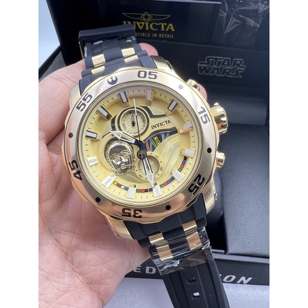 Invicta star wars men's limited edition chronograph on sale watch