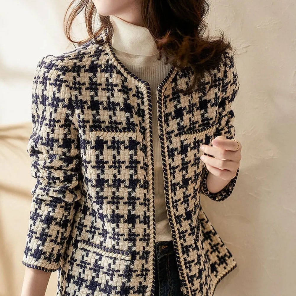 Ladies plus store size tweed jacket