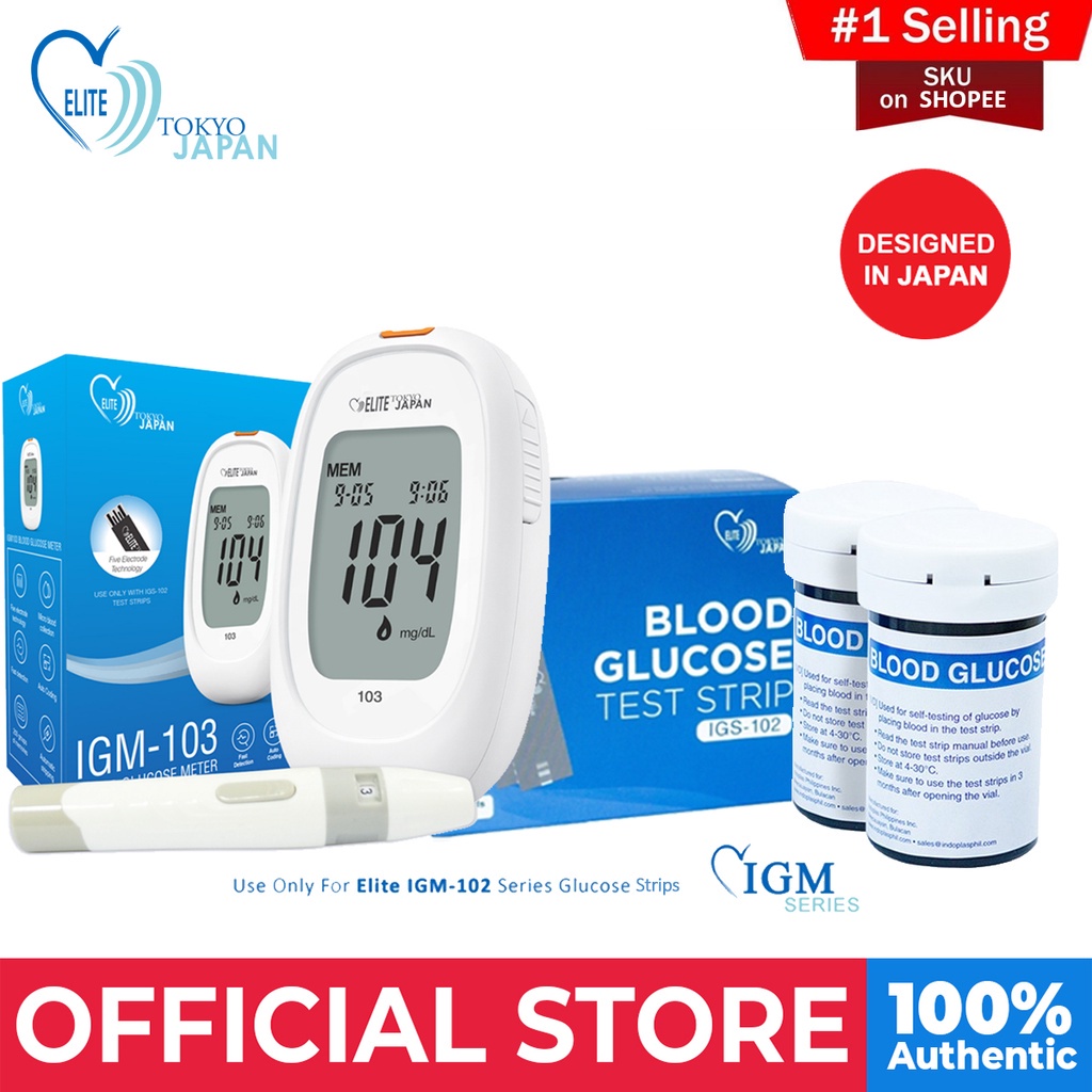 【Philippine cod】 Indoplas Elite Blood Glucose Meter