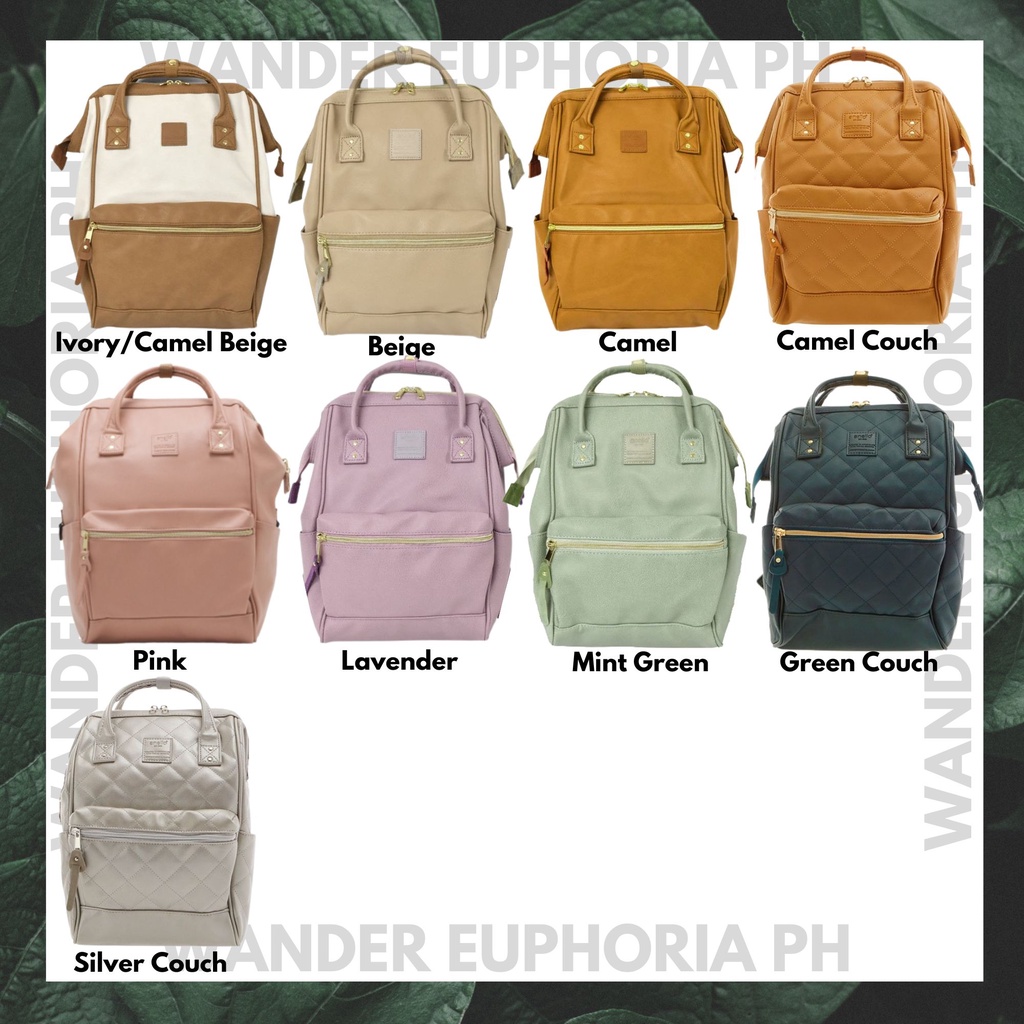 ORIGINAL Anello Retro Couch Leather Backpack Regular Mini Bag Part 2 of 2 Shopee Philippines