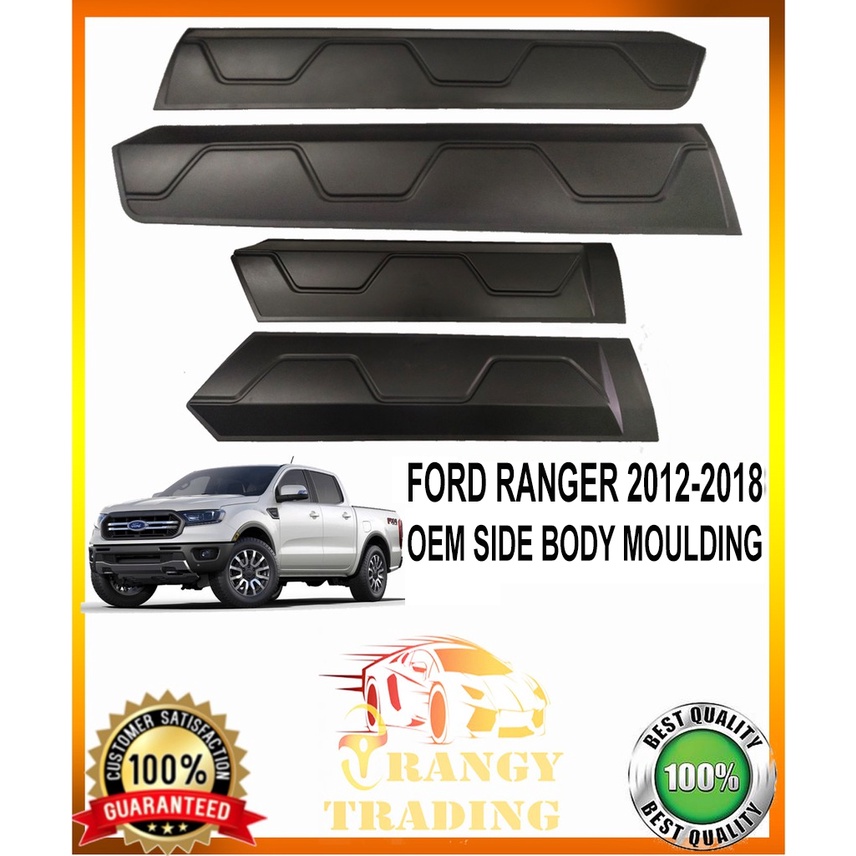 Ford Ranger 2012 to 2018 OEM Side Body Moulding Trim Black 2013 2014 ...