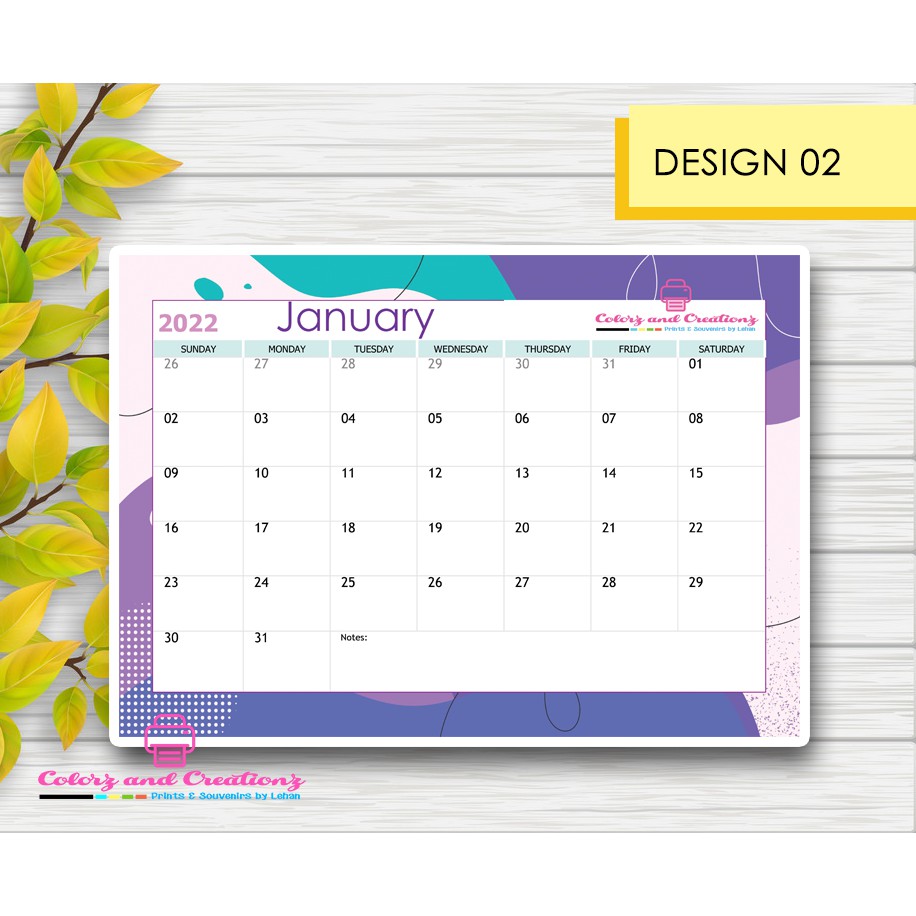 20242025 Personalized Desk Calendar Planner w/ Calendar Jacket Free