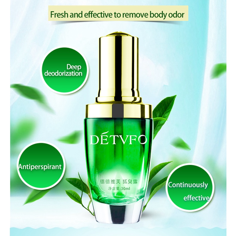 DETVFO Body odor remove peculiar smell Body Deodorant sweat dew