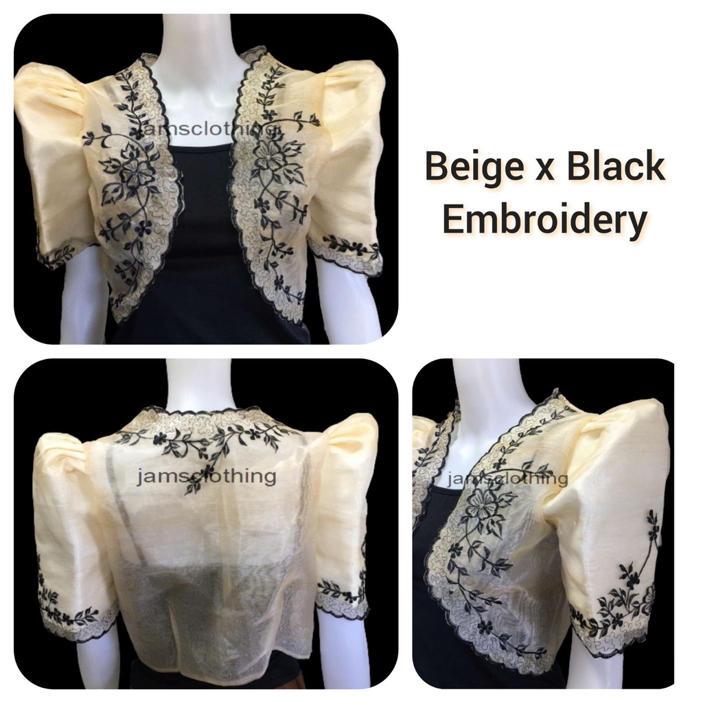 Modern Filipiniana Bolero Shopee Philippines