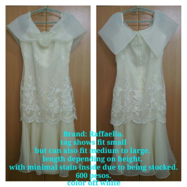 Off white hot sale filipiniana