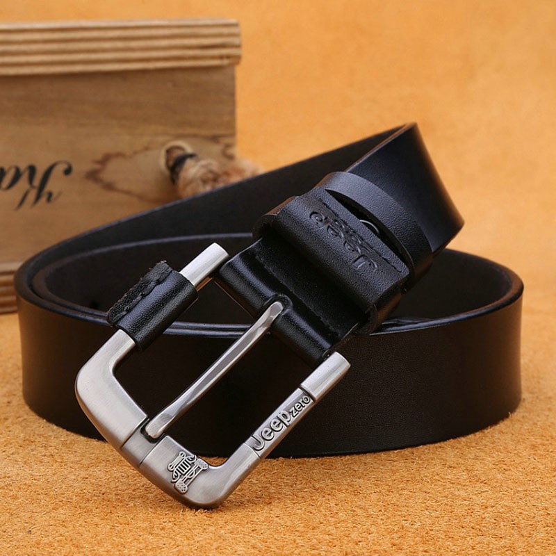 Cow Buckle Genuine Leather Luxury Belt Buckle Men Belt