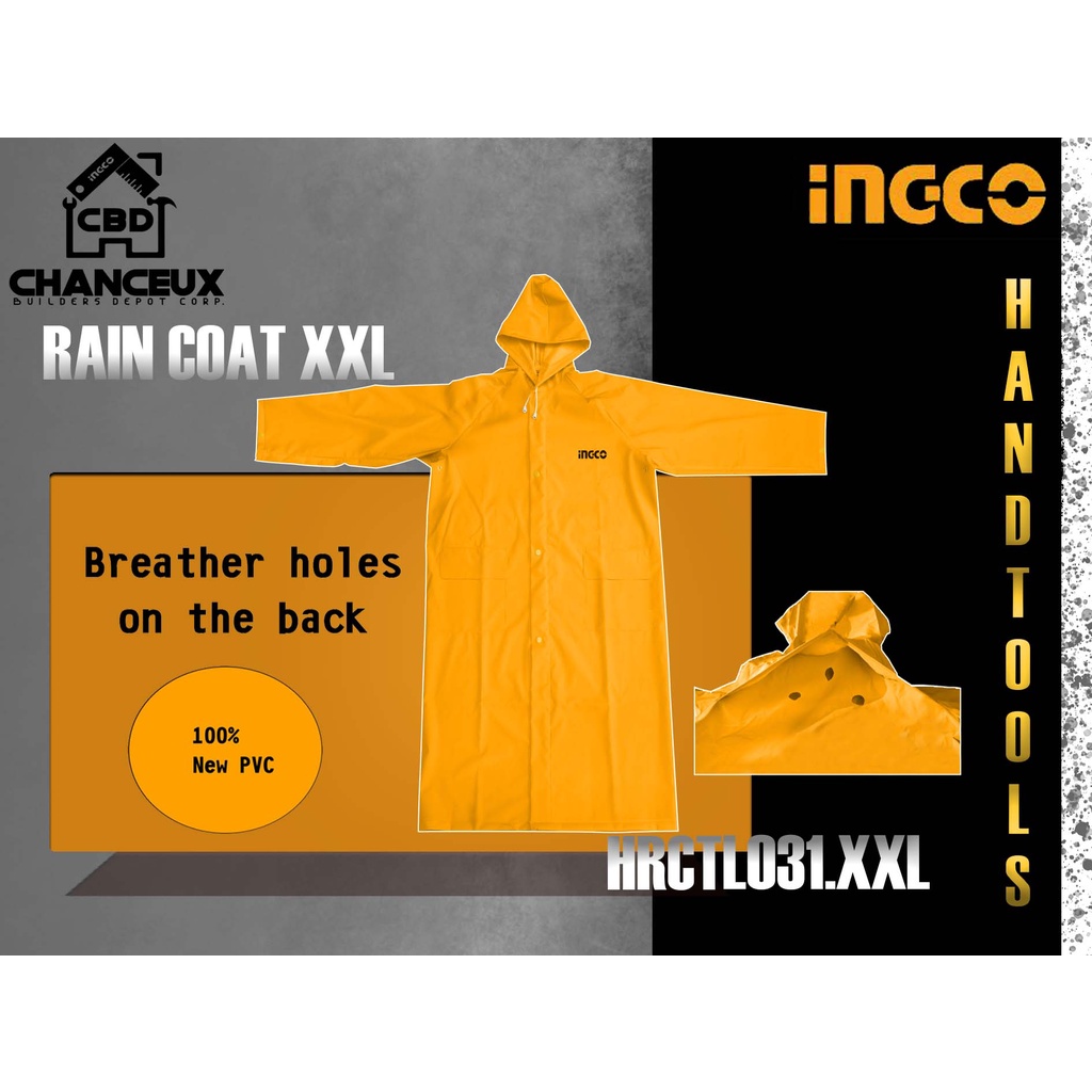 HRCTL031.XXL INGCO RAIN COAT XXL Shopee Philippines