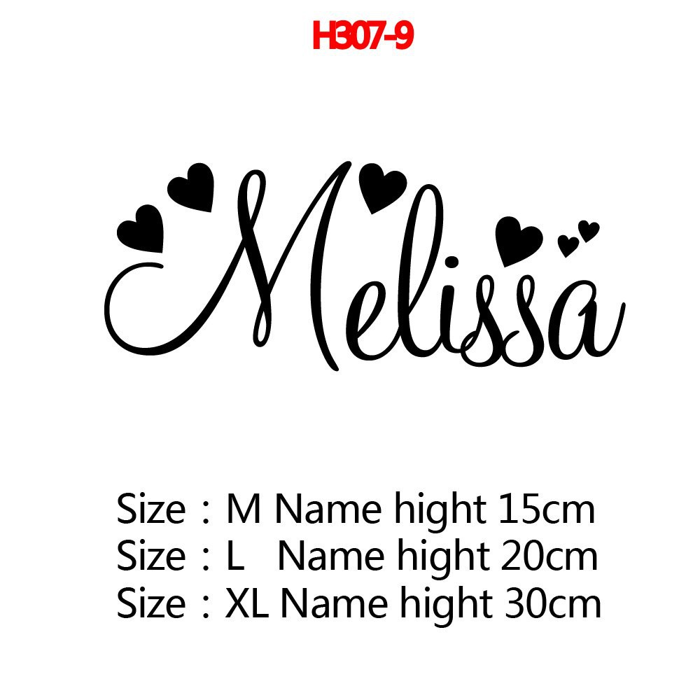 Personalized Custom Name Butterfly Wall Sticker Wallpaper For Nursery ...