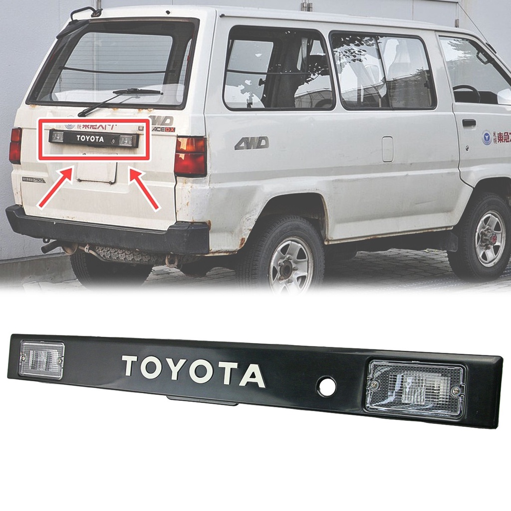 Toyota KM36 YM35 Liteace Rear Boot Garnish / Number Plate Garnish