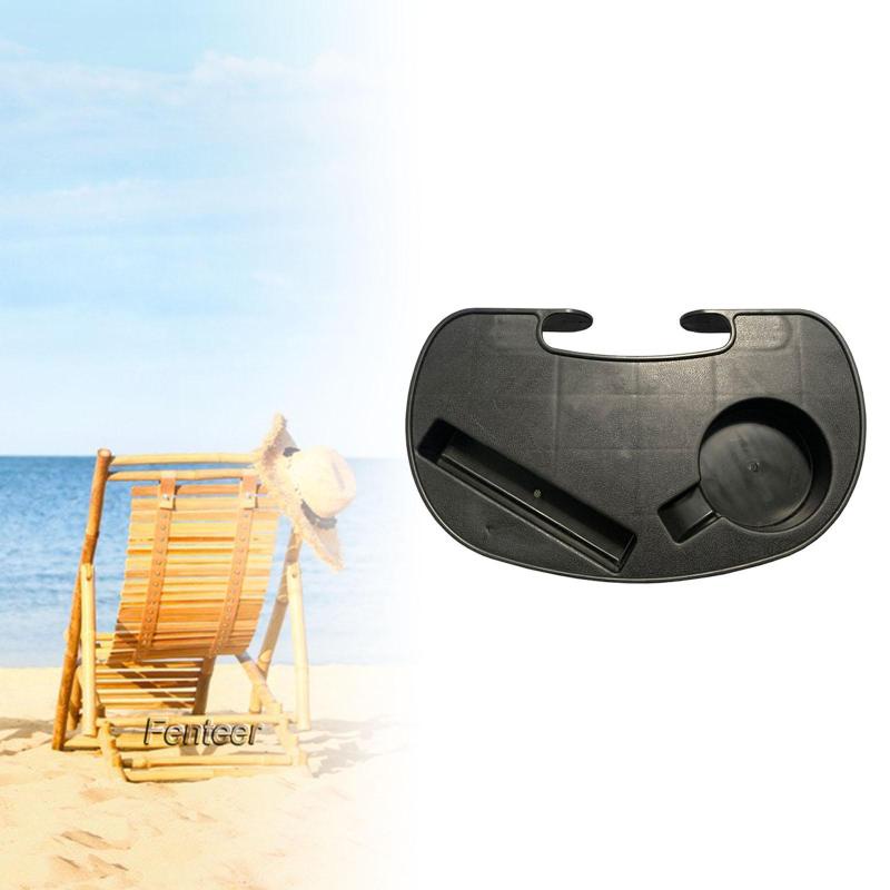 Clip On Drink Holder Lightweight Stand for Lounge Chair Sun Loungers
