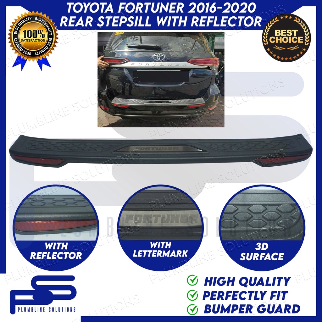 Toyota Fortuner 2016 2020 Rear Bumper Cover / Rear Bumper Guard