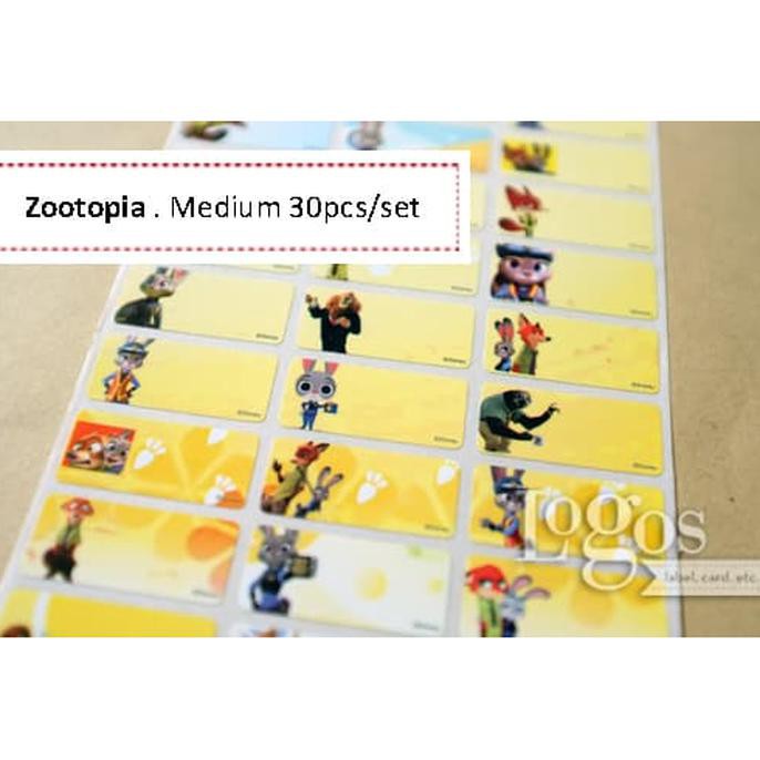 Selling Disney Zootopia. Medium Name Label. Judy Hopps Rabbit Bunny ...