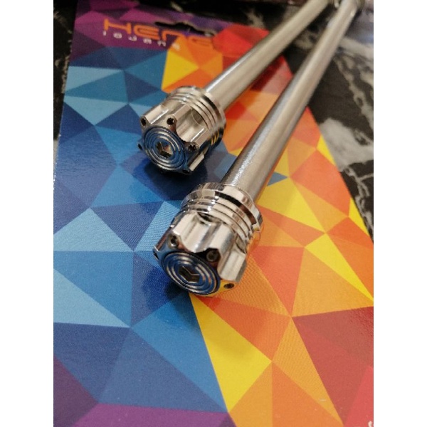 HENG FRONT AND REAR AXEL RAIDER 150 CARB/FI CNC V3 big TYPE | Shopee ...